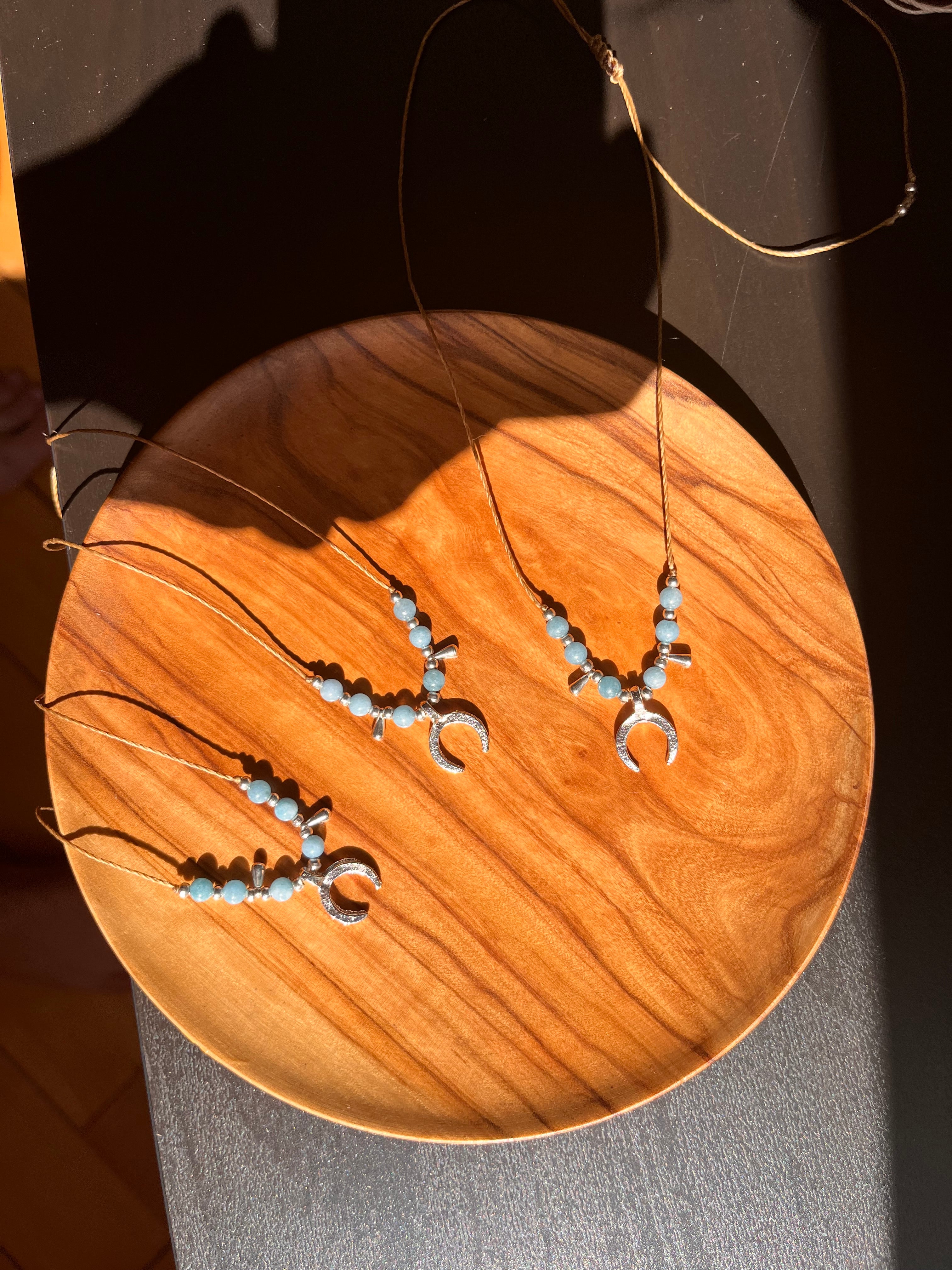 Moon necklace Silver