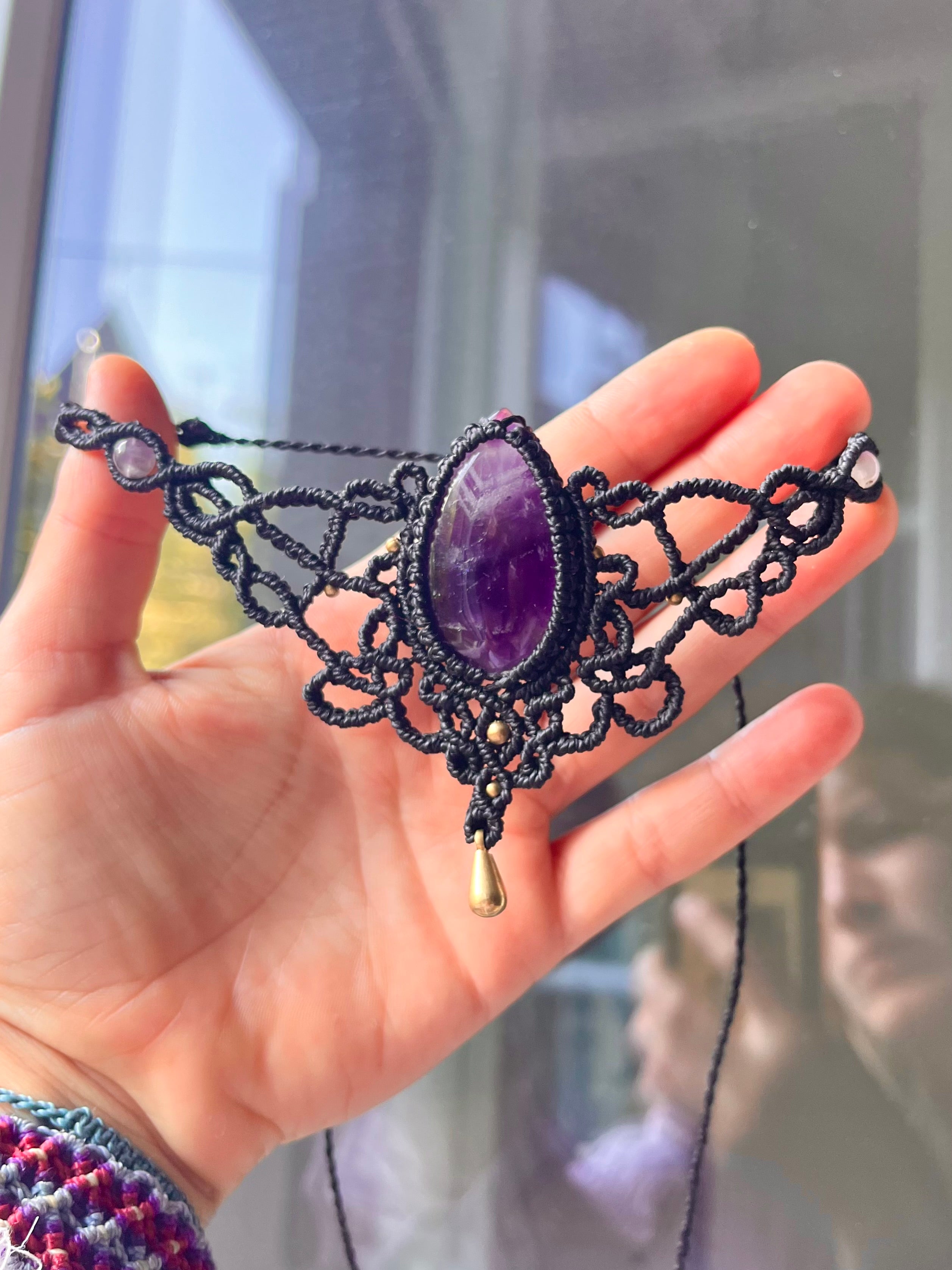 Amethyst Statement Halskette 🔮
