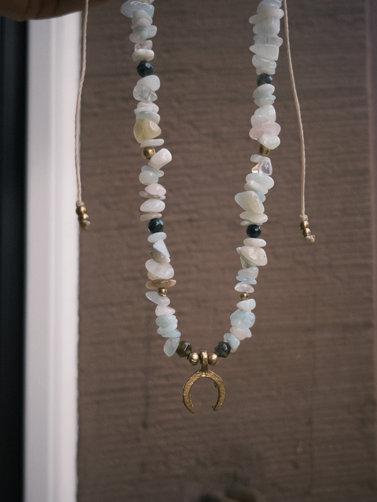 Morganite Gemstone Necklace