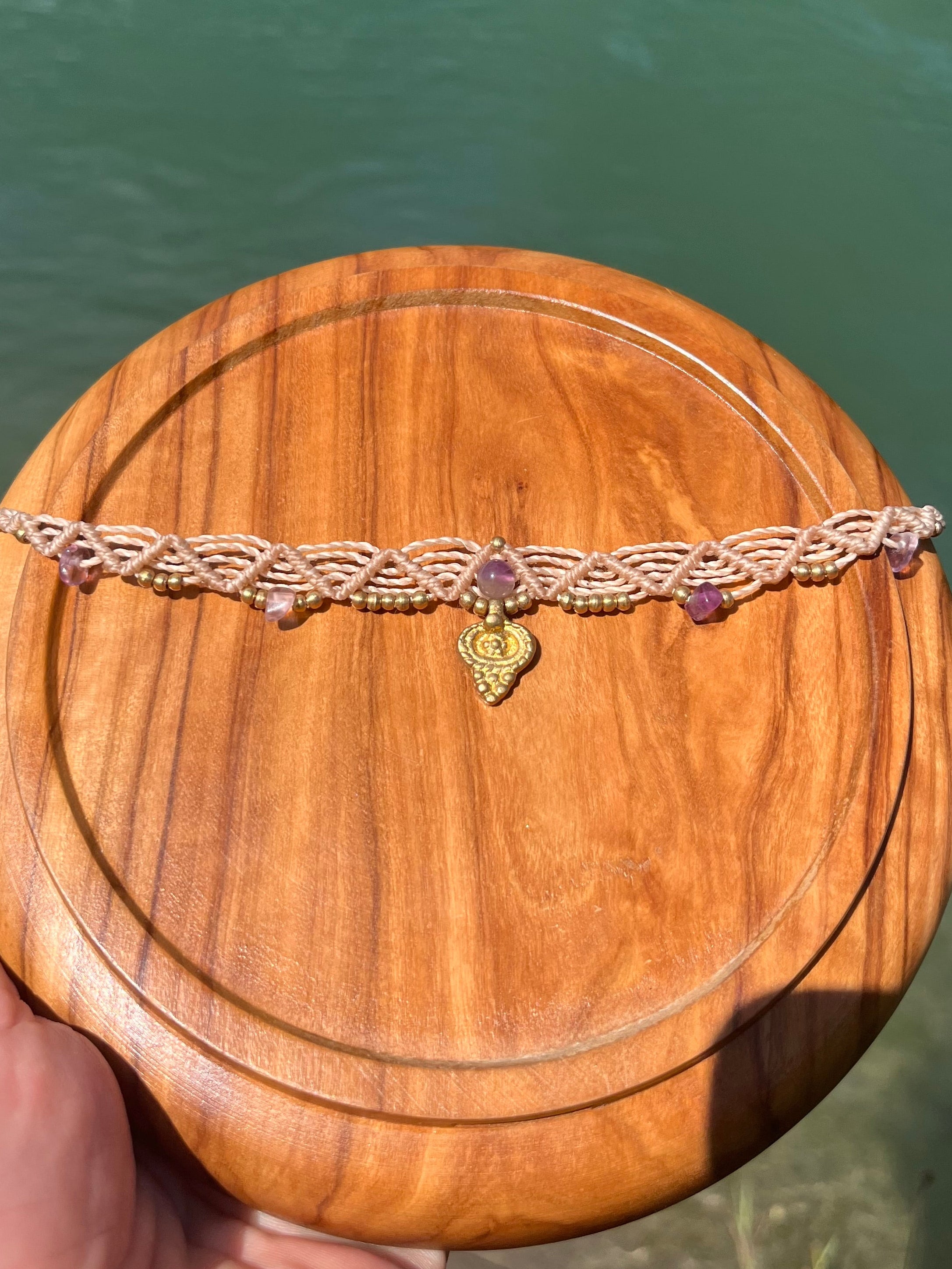 Amethyst Fusskette
