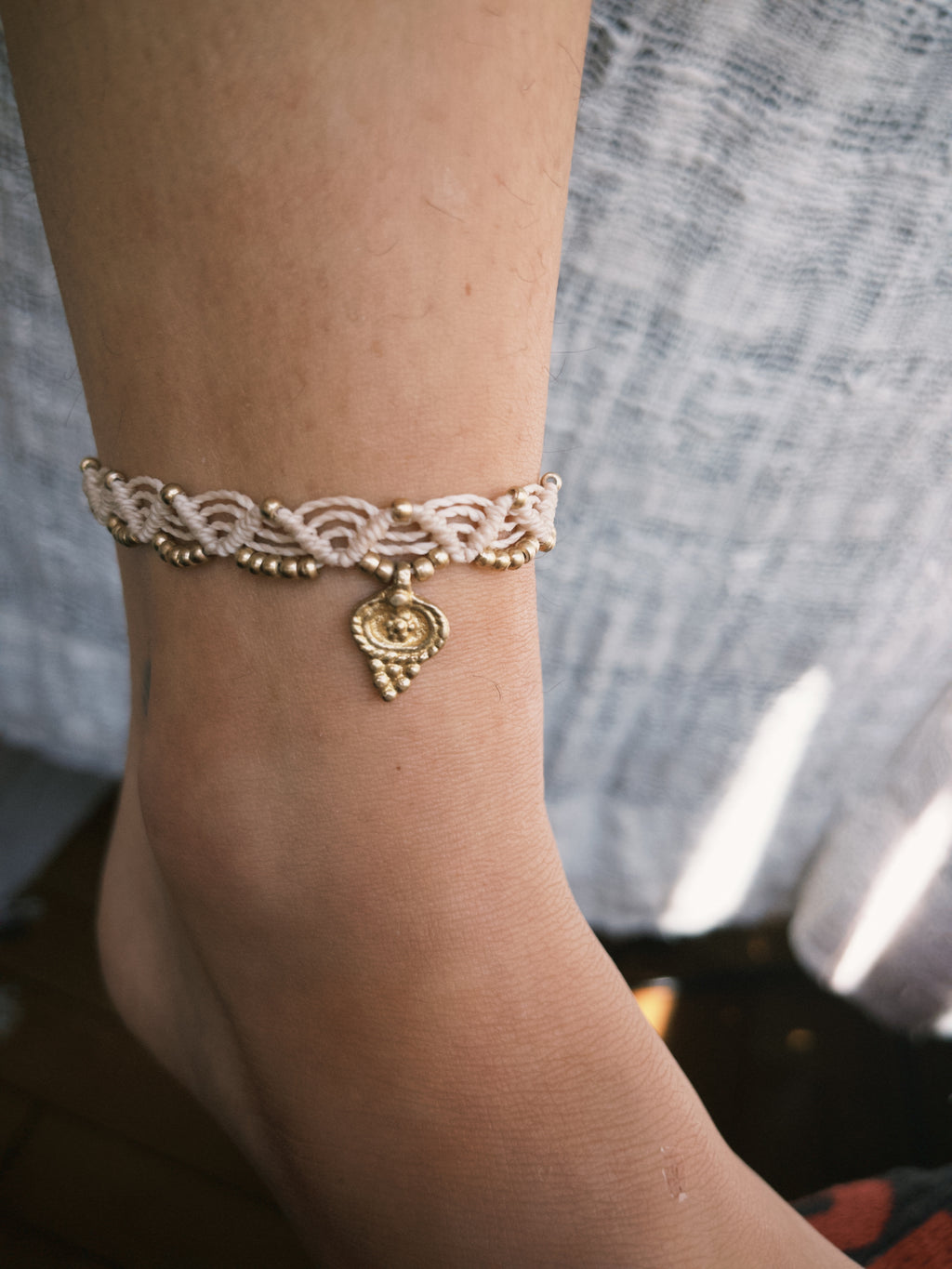 Macrame Jewelry Set – Choker Necklace & Anklet