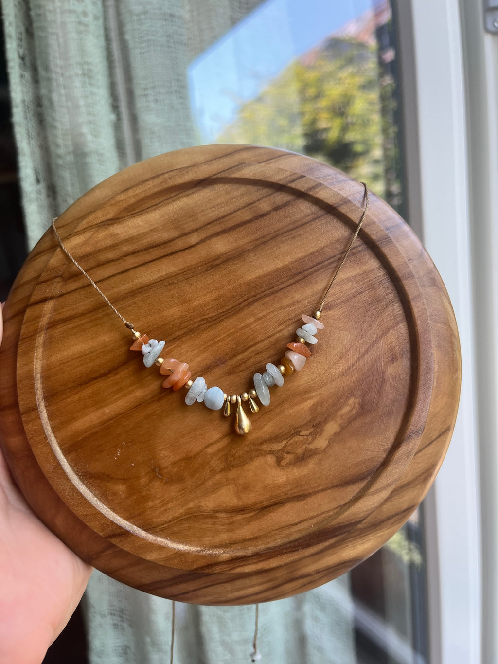 Choker Halskette + Steinkette
