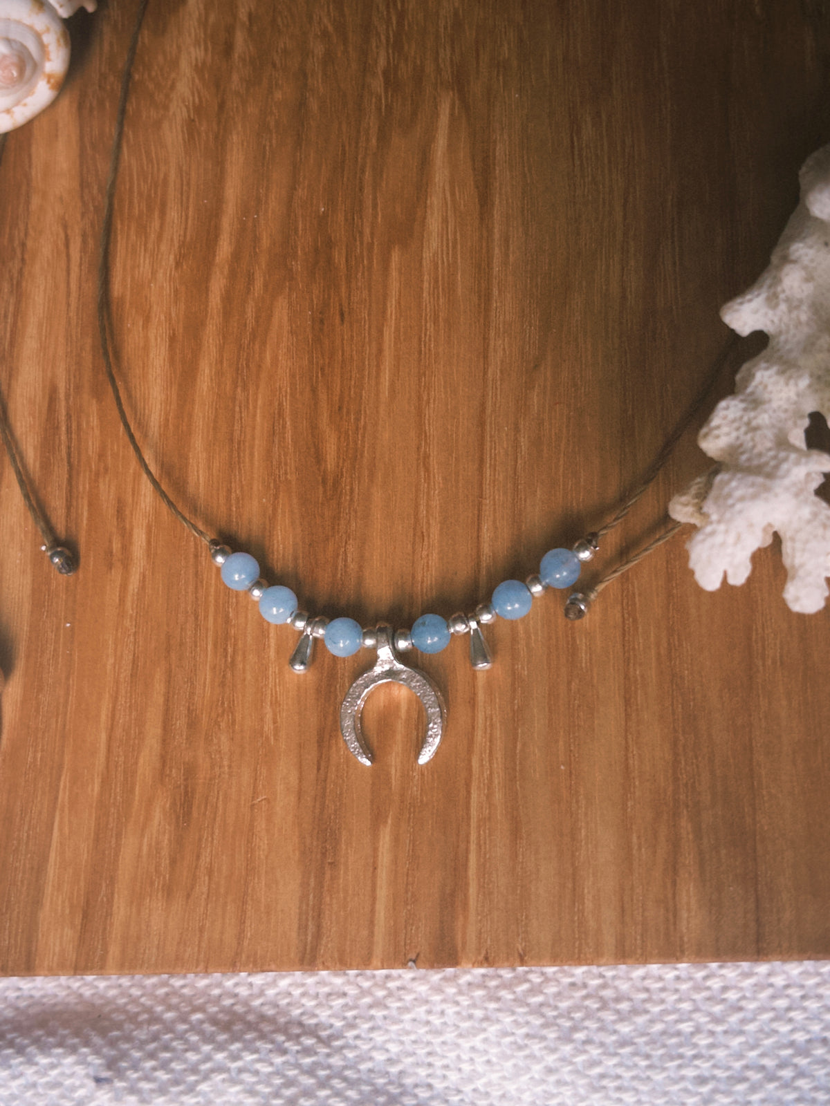 Moon necklace Silver