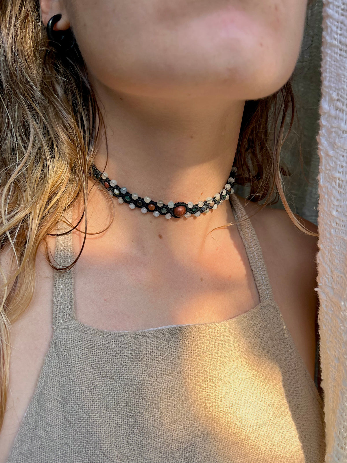 Steinenmix choker Halskette