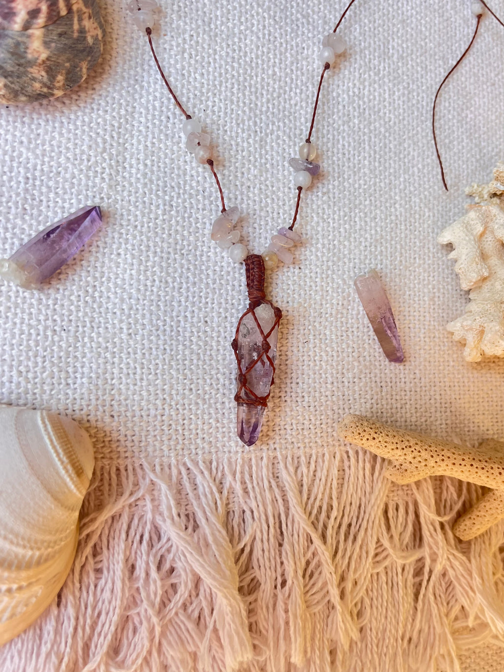 Amethyst necklace