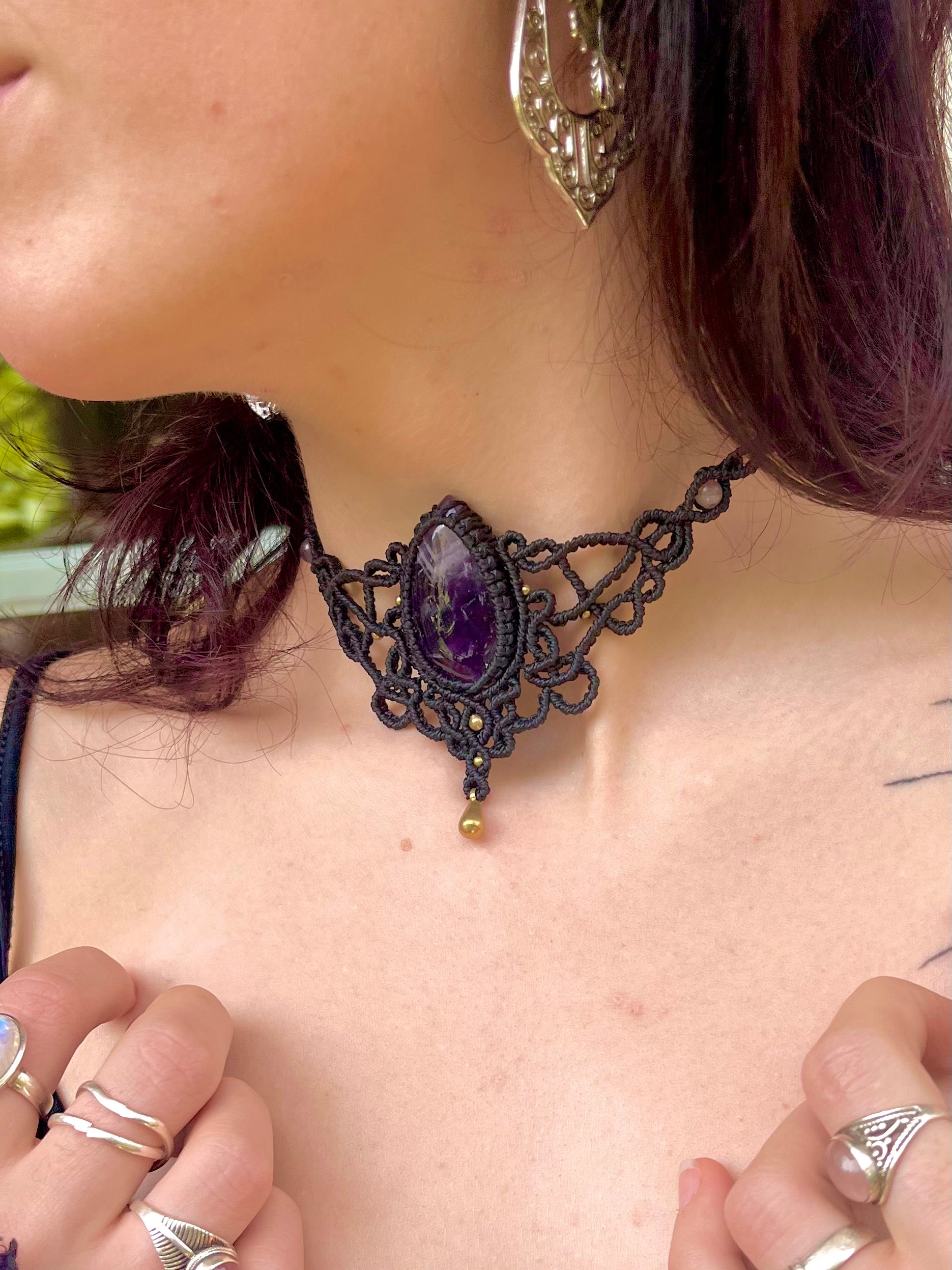 Amethyst Statement Halskette 🔮