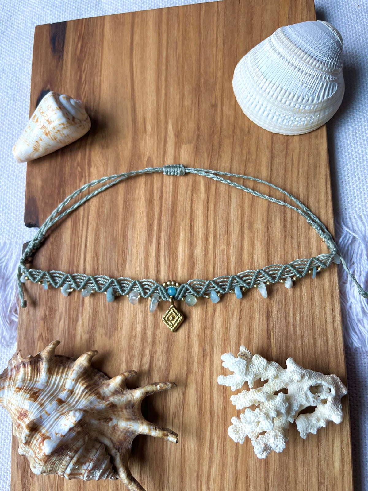 Amazonit Choker 