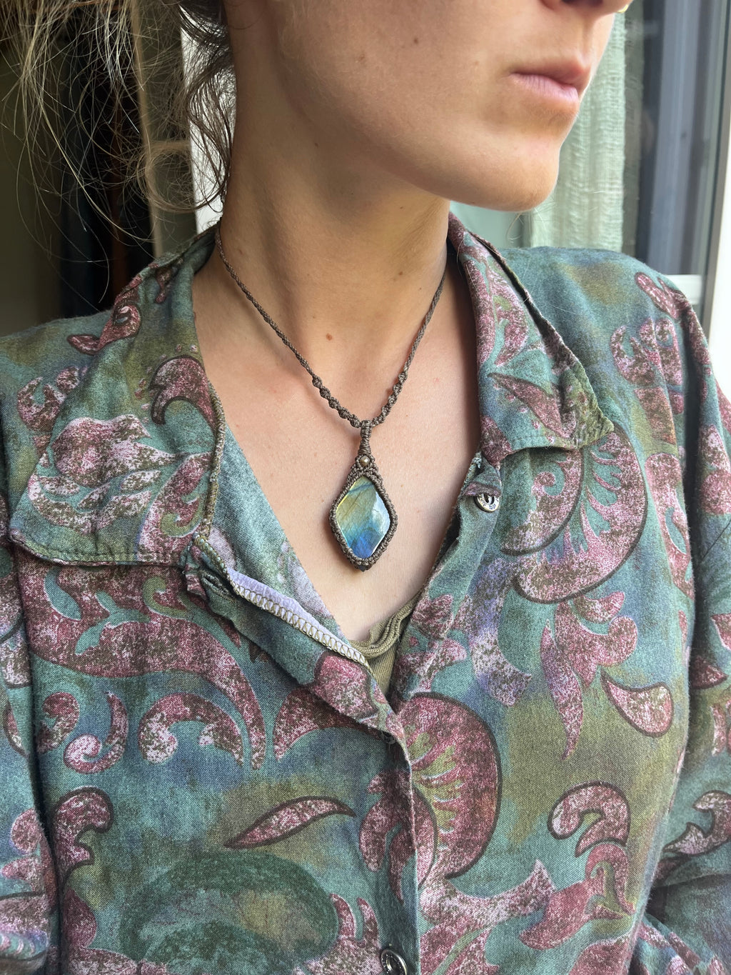 Labradorite Boho Necklace