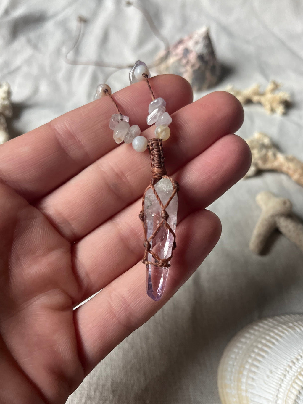 Amethyst necklace
