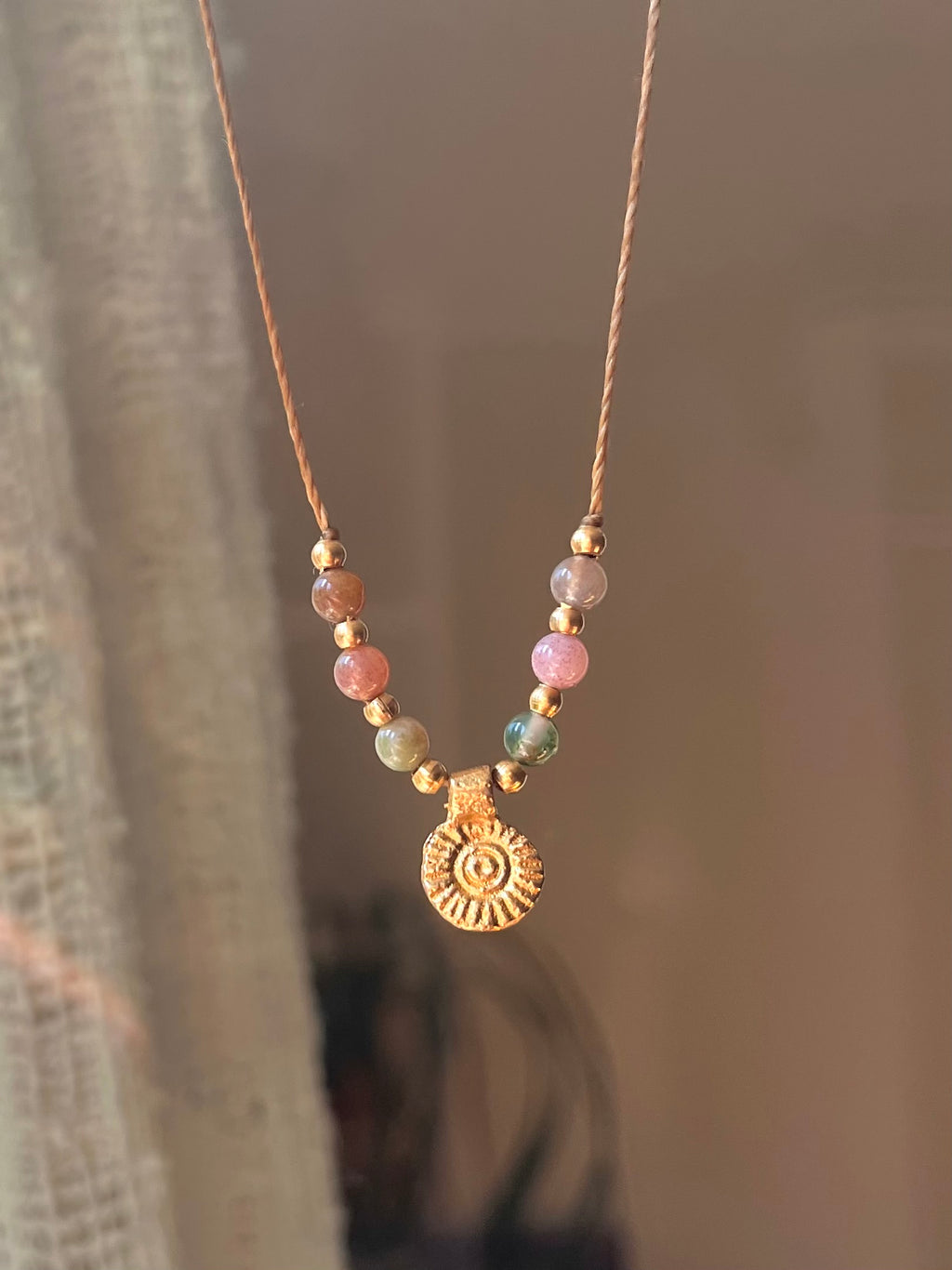 Indian Agate Boho Necklace