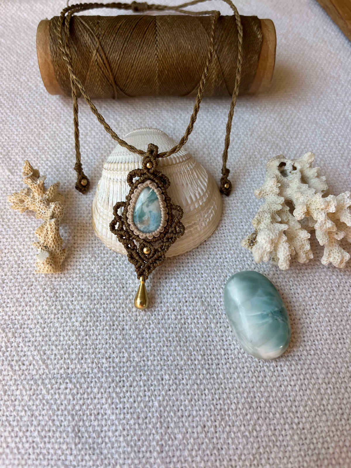 Larimar Halskette
