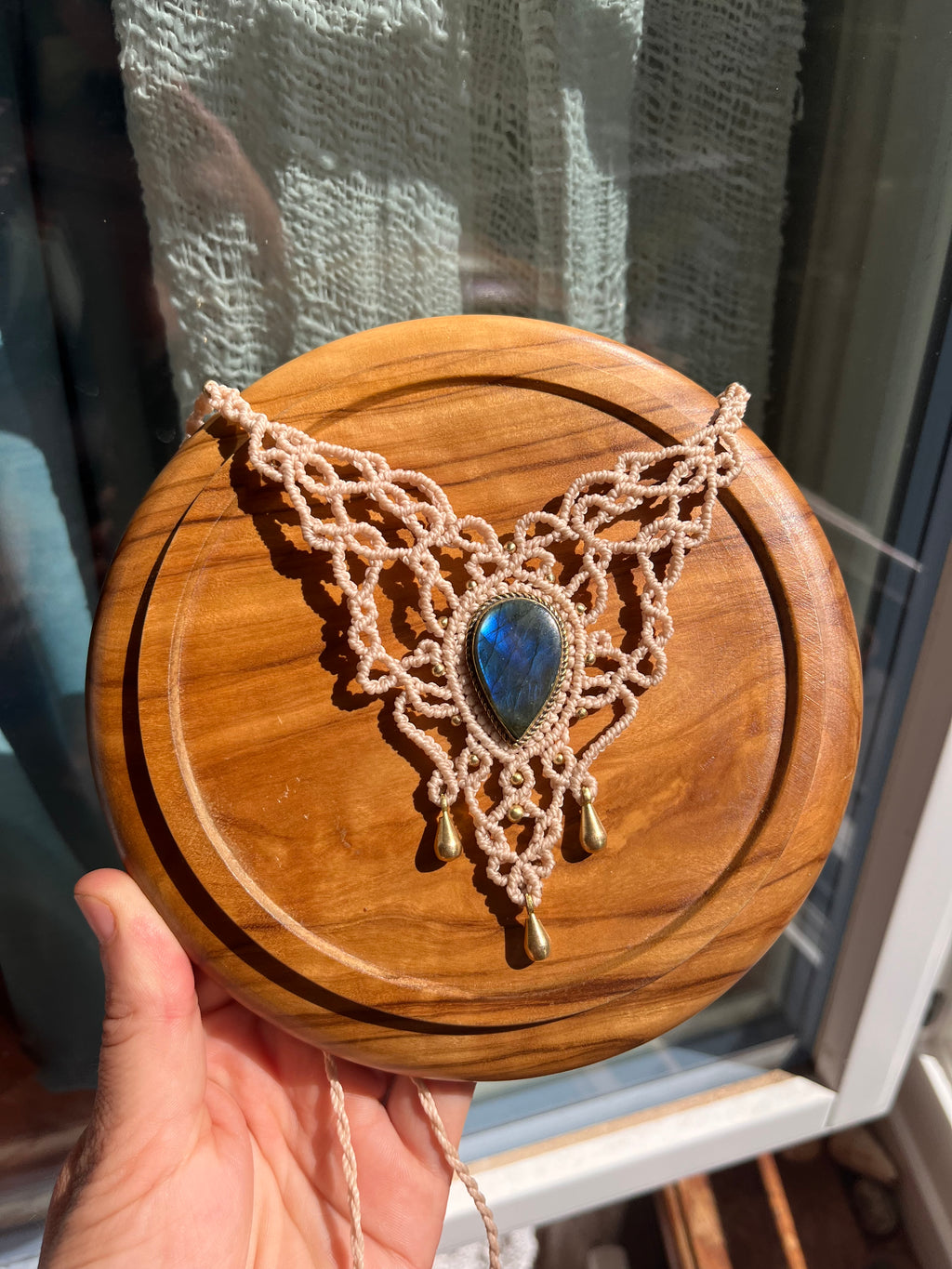 Labradorit Statement Halskette 🦋