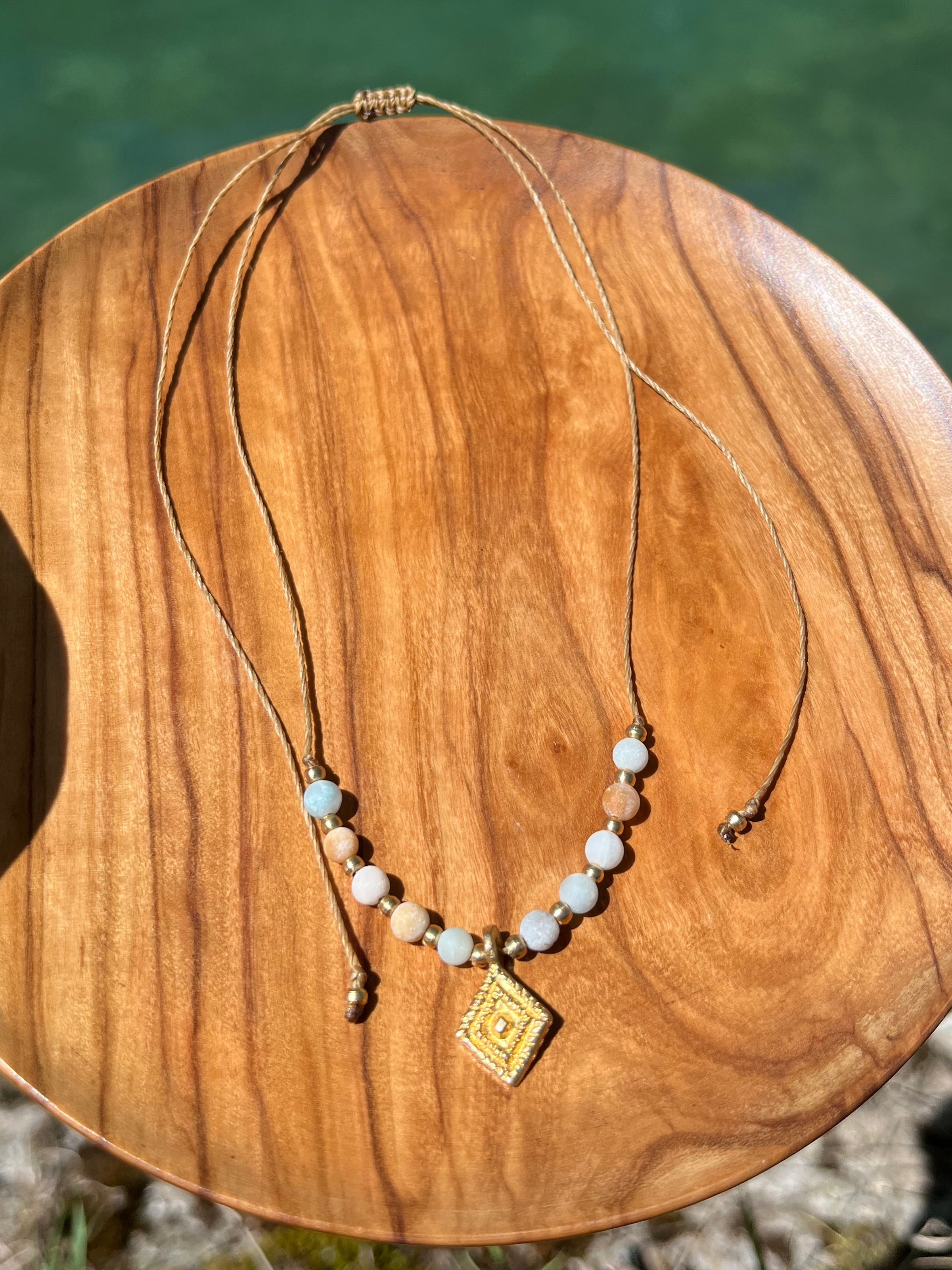Amazonite Beaded Necklace