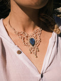 Labradorite statement necklace 🦋