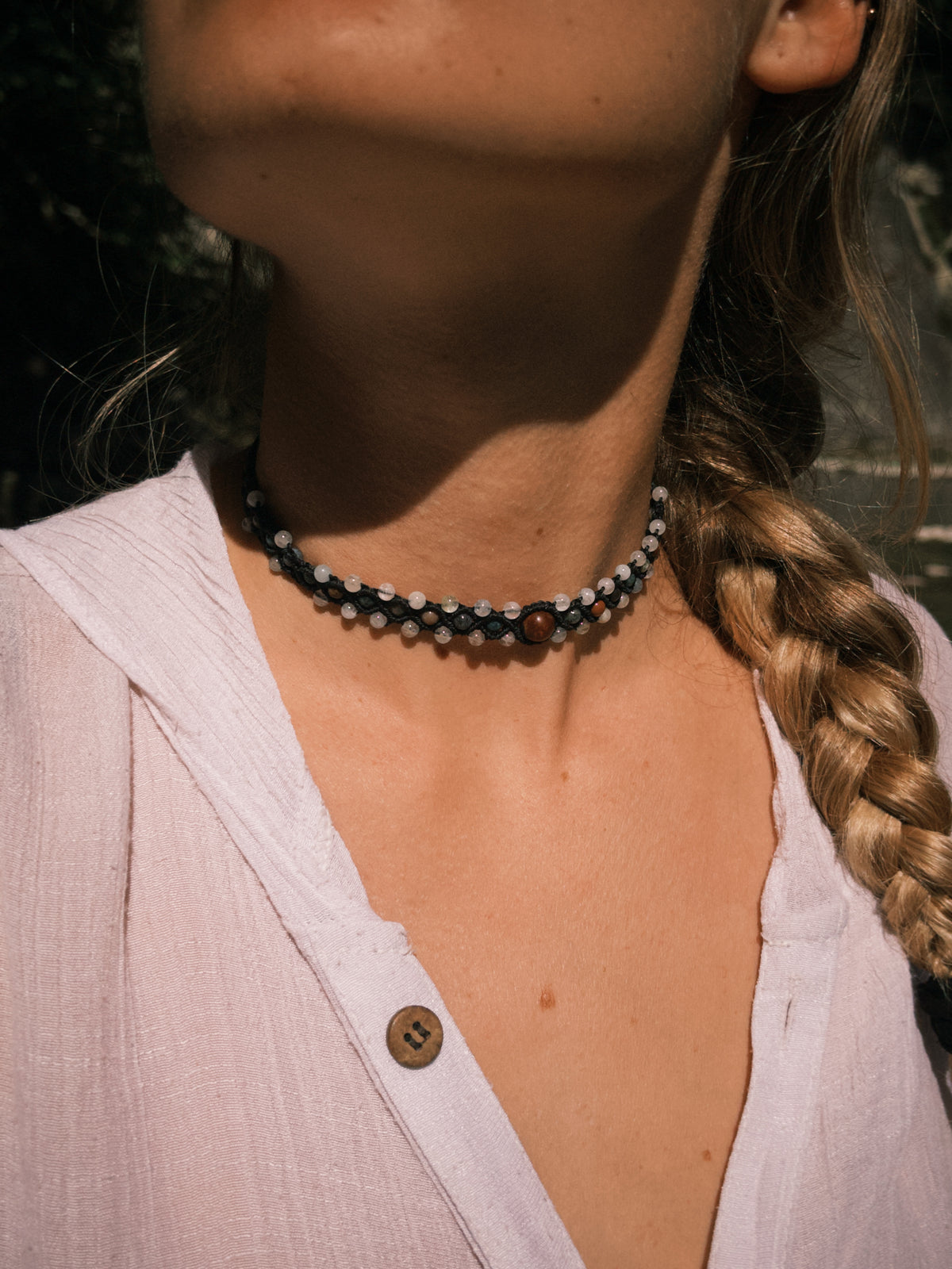 Steinenmix choker Halskette