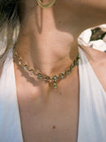 Boho choker necklace