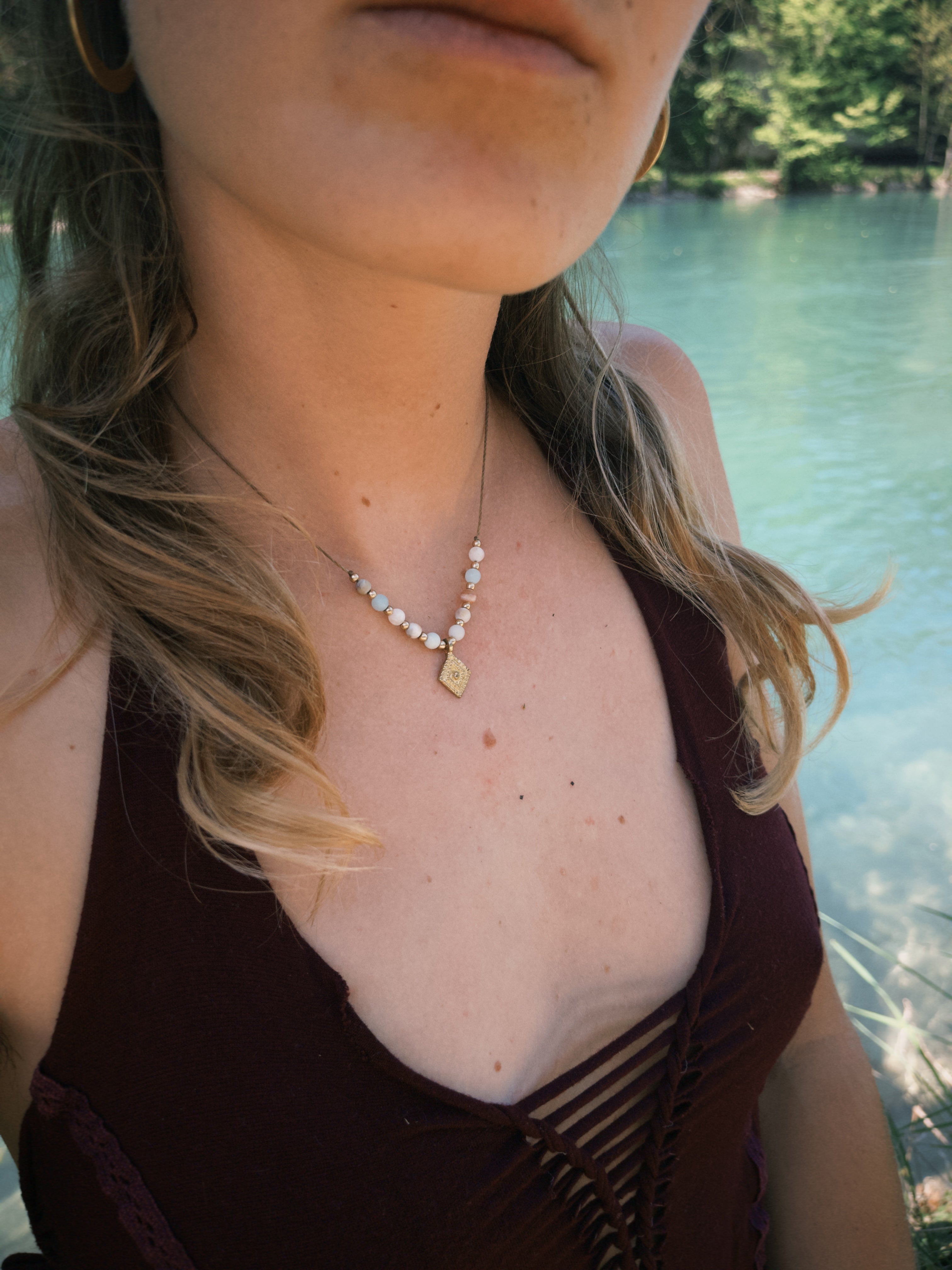 Amazonite Beaded Necklace
