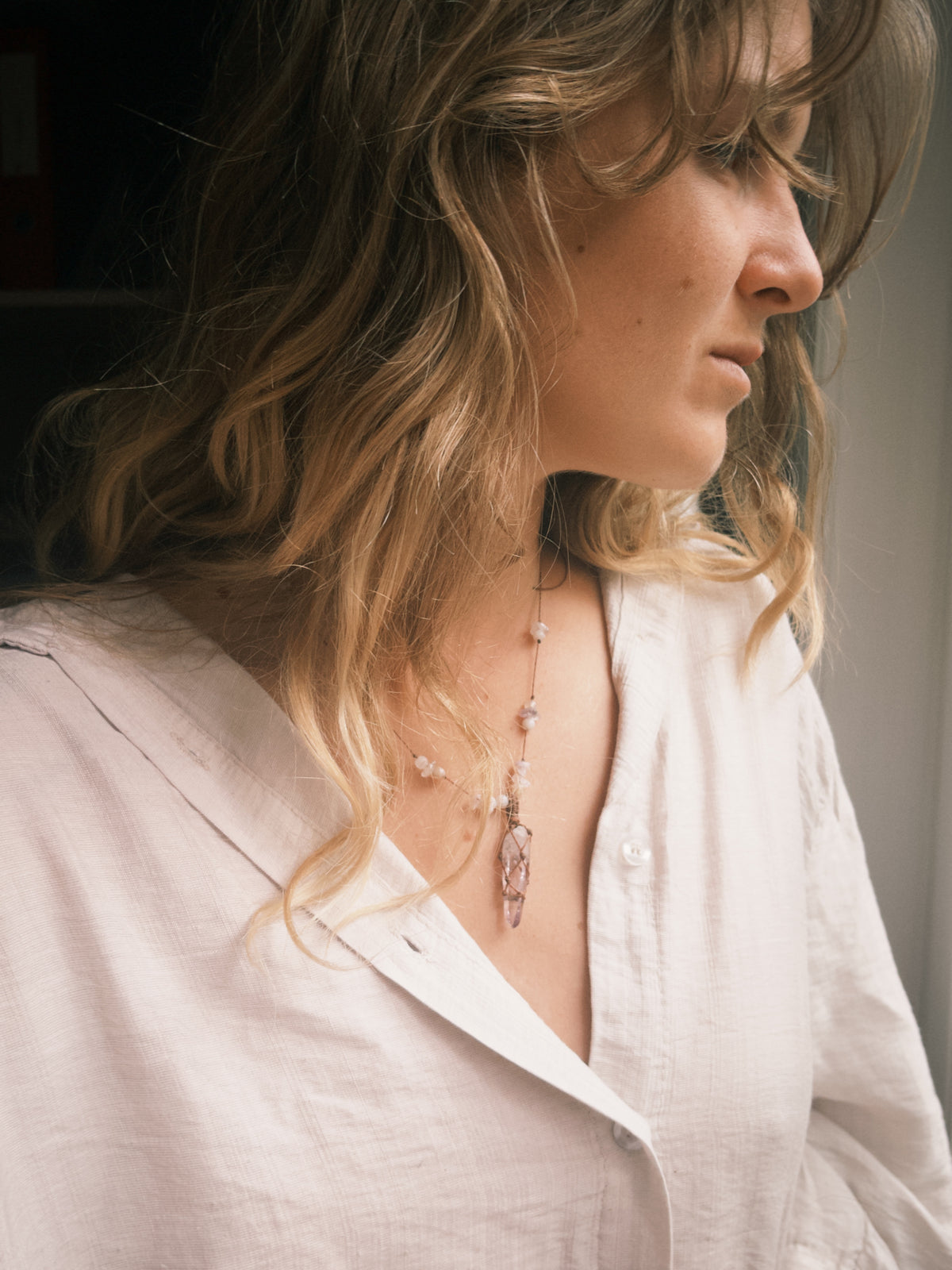 Amethyst necklace