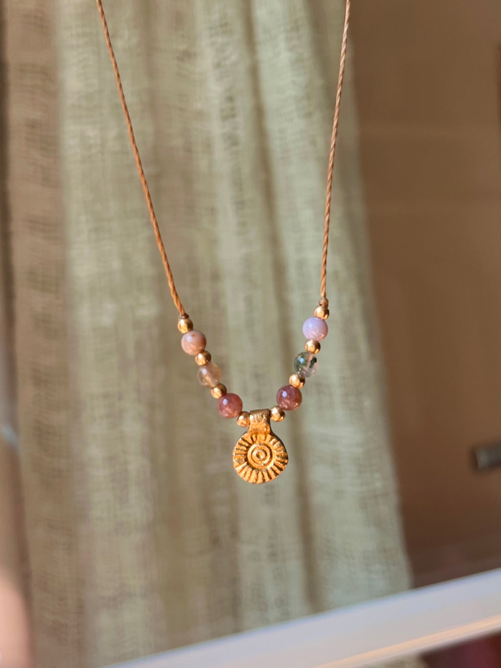 Indian Agate Boho Necklace