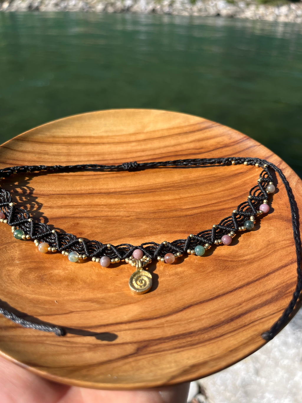 Boho choker necklace