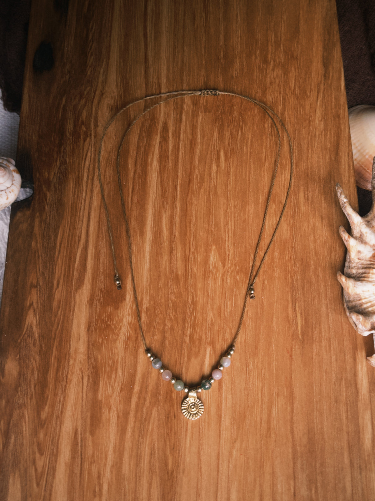 Indian Agate Boho Necklace
