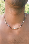 Adjustable Amazonite Beaded Necklace