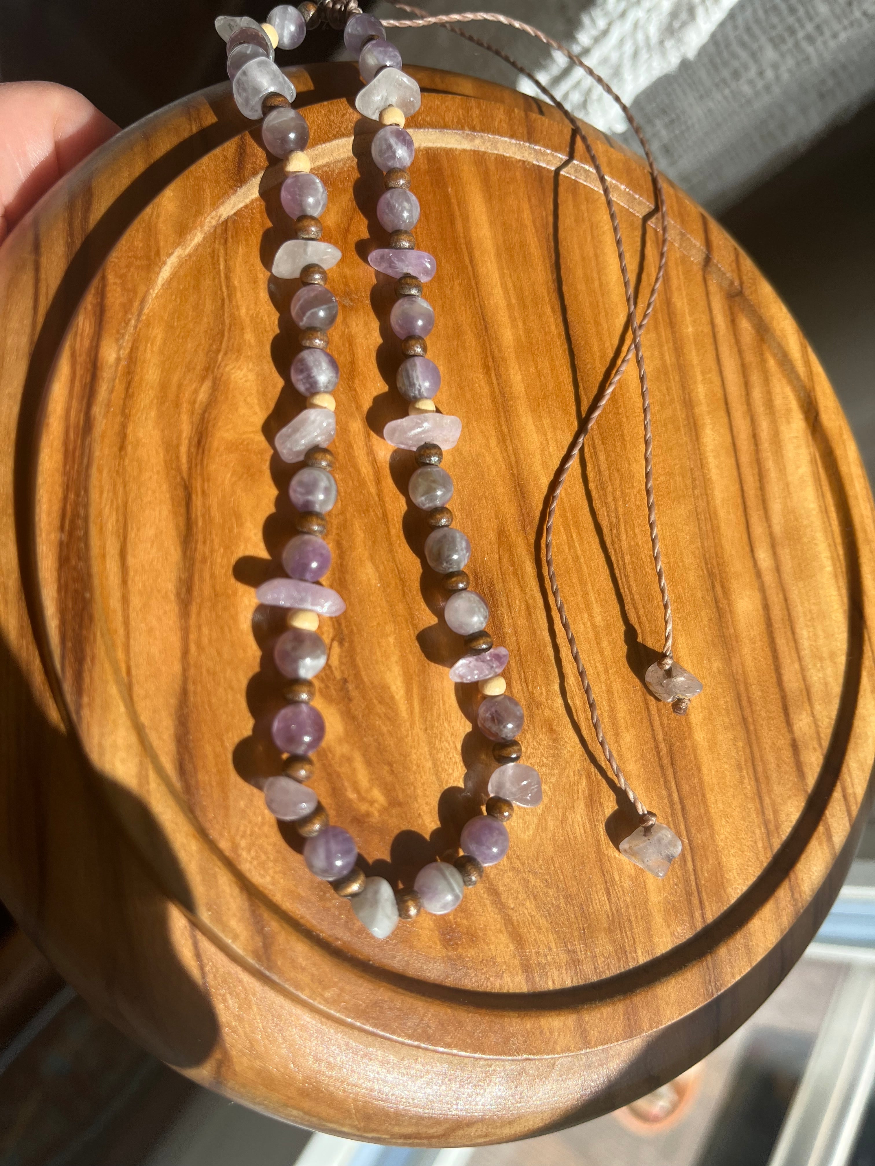 Boho Amethyst Necklace