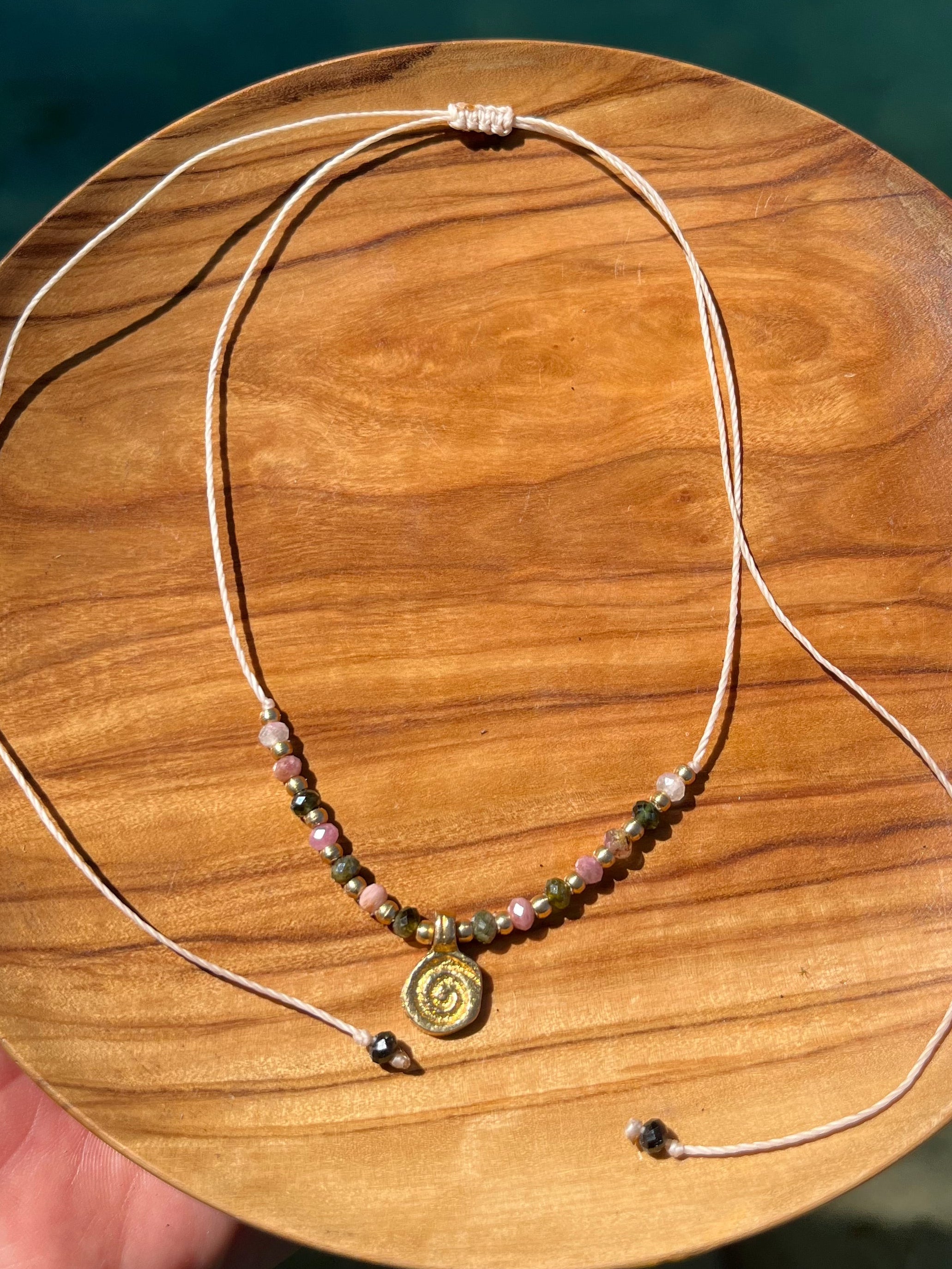Tourmaline Beaded Necklace