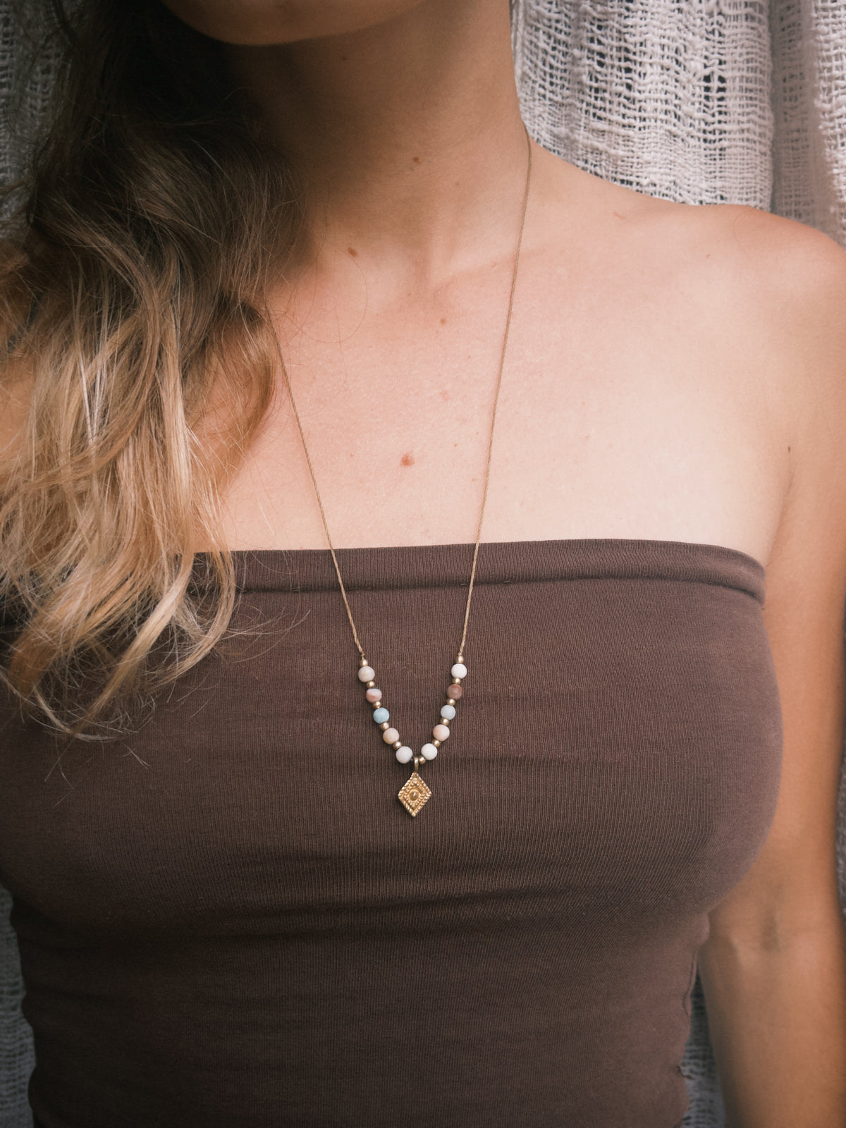 Amazonite Beaded Necklace
