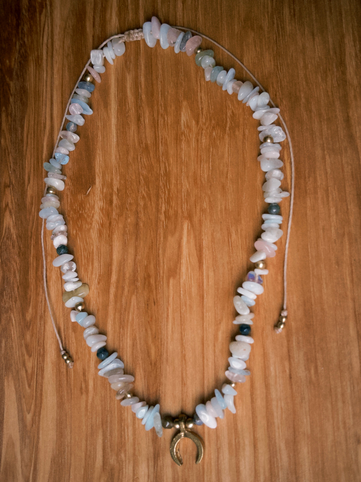 Morganite Gemstone Necklace