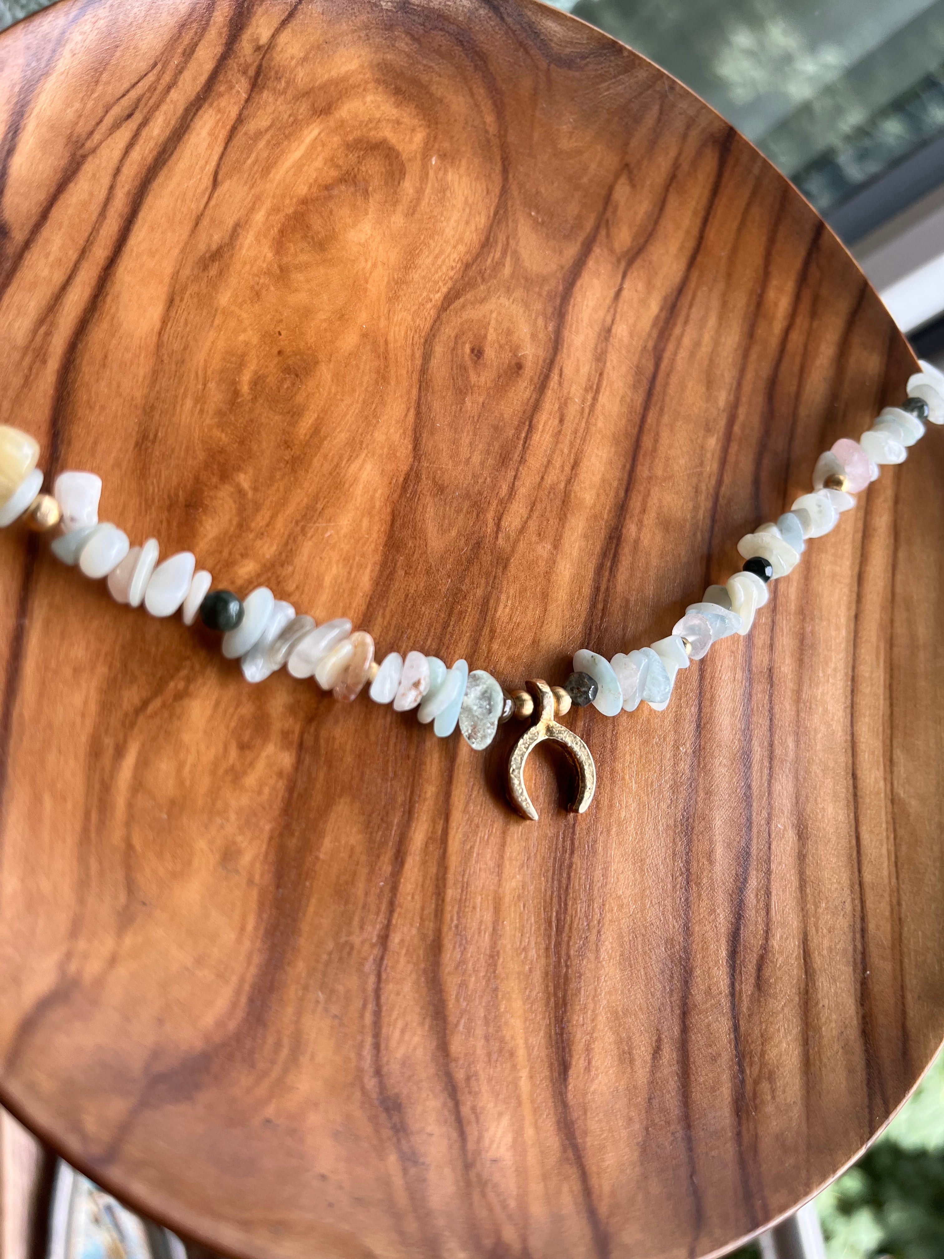 Morganite Gemstone Necklace