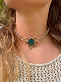 Apatite choker necklace