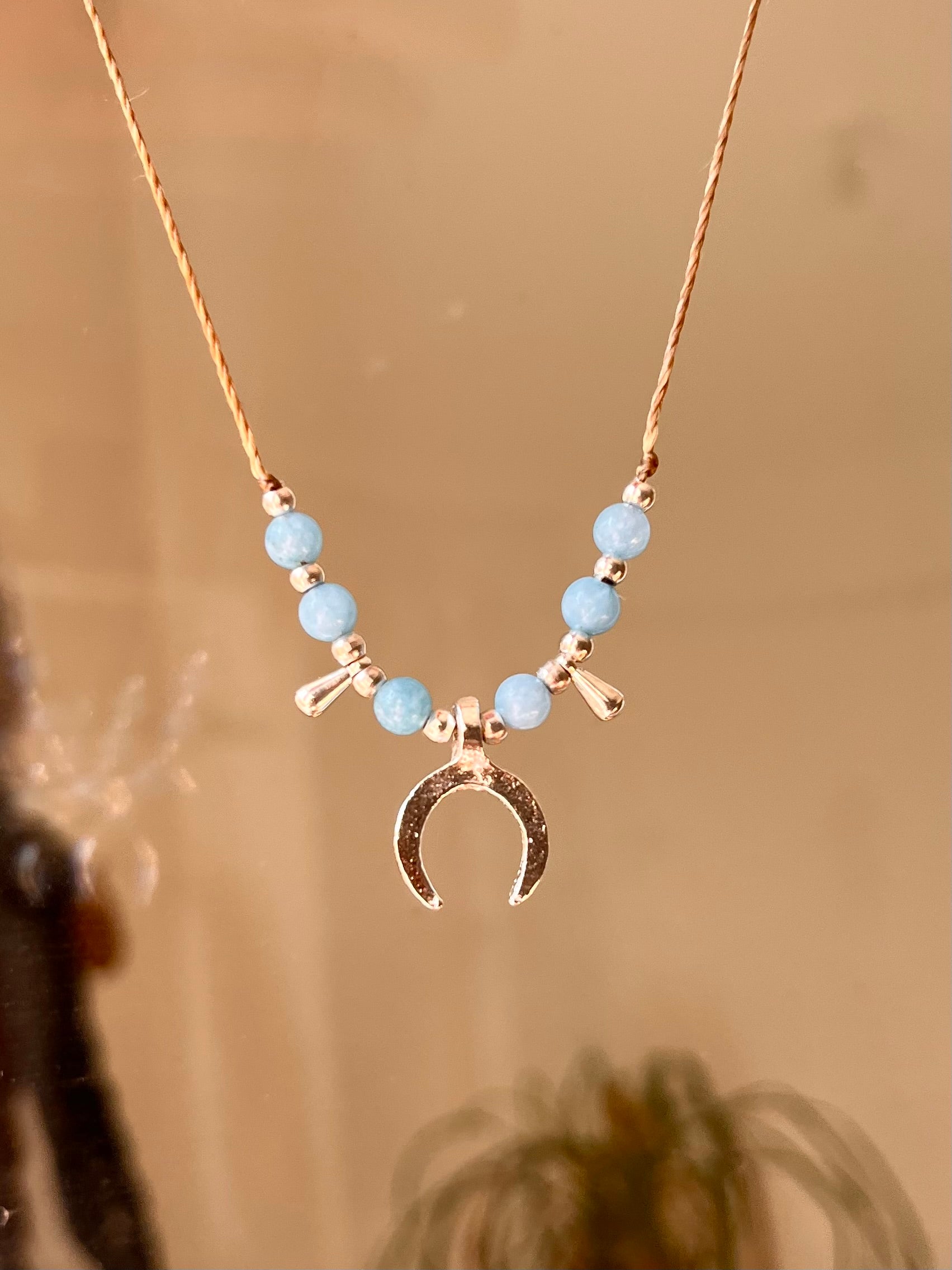 Moon necklace Silver
