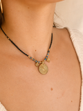 Apatite Pendant Necklace – Adjustable Boho Gemstone Necklace