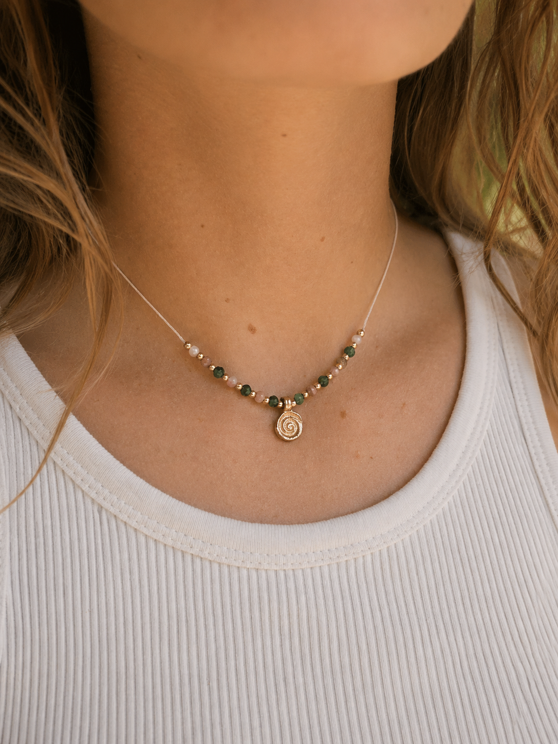 Tourmaline Beaded Necklace