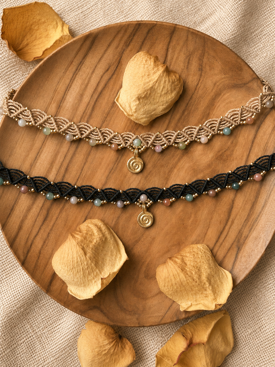 Boho choker necklace