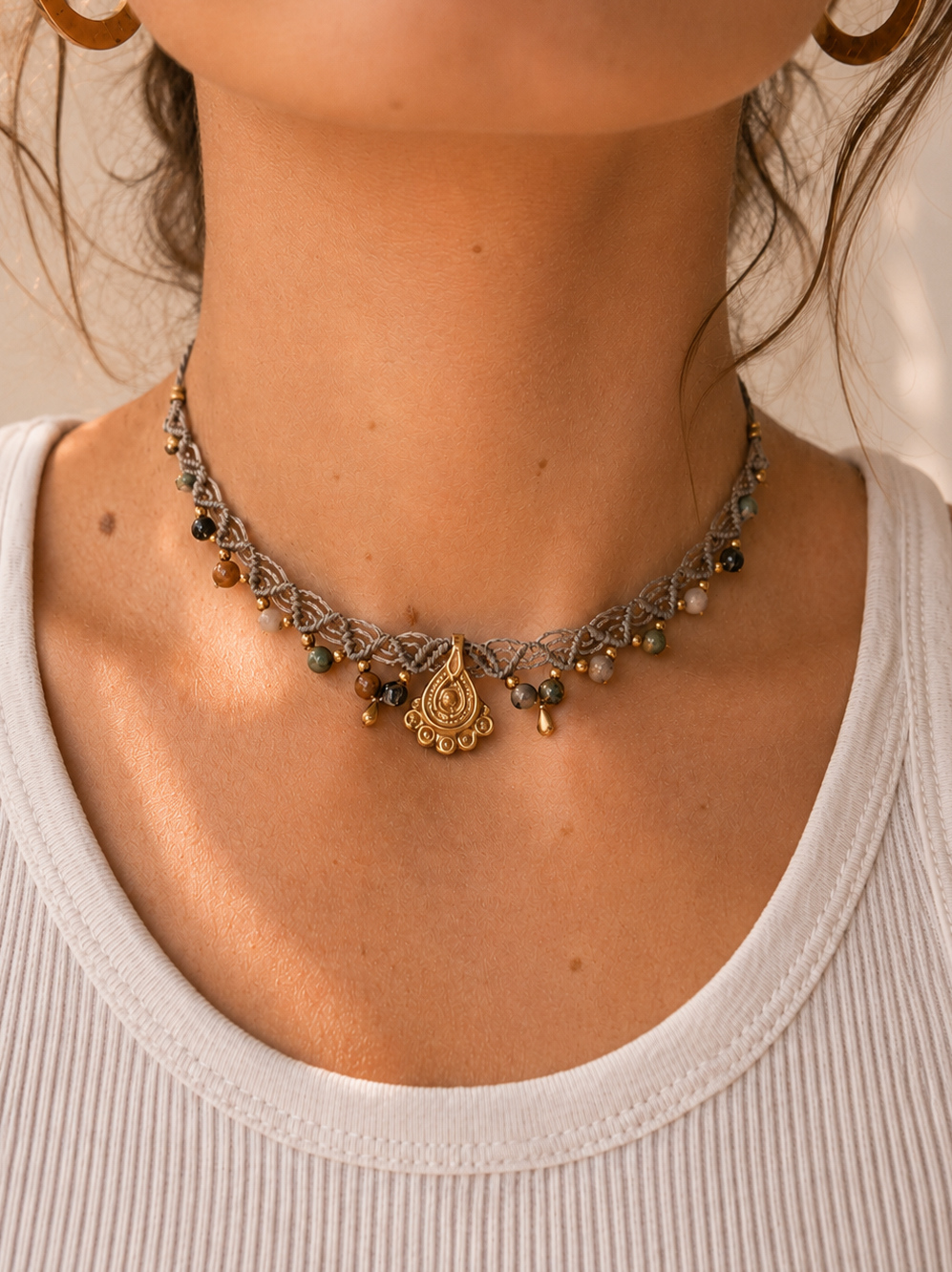 Indian Agate Choker