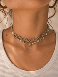 Amazonite choker necklace
