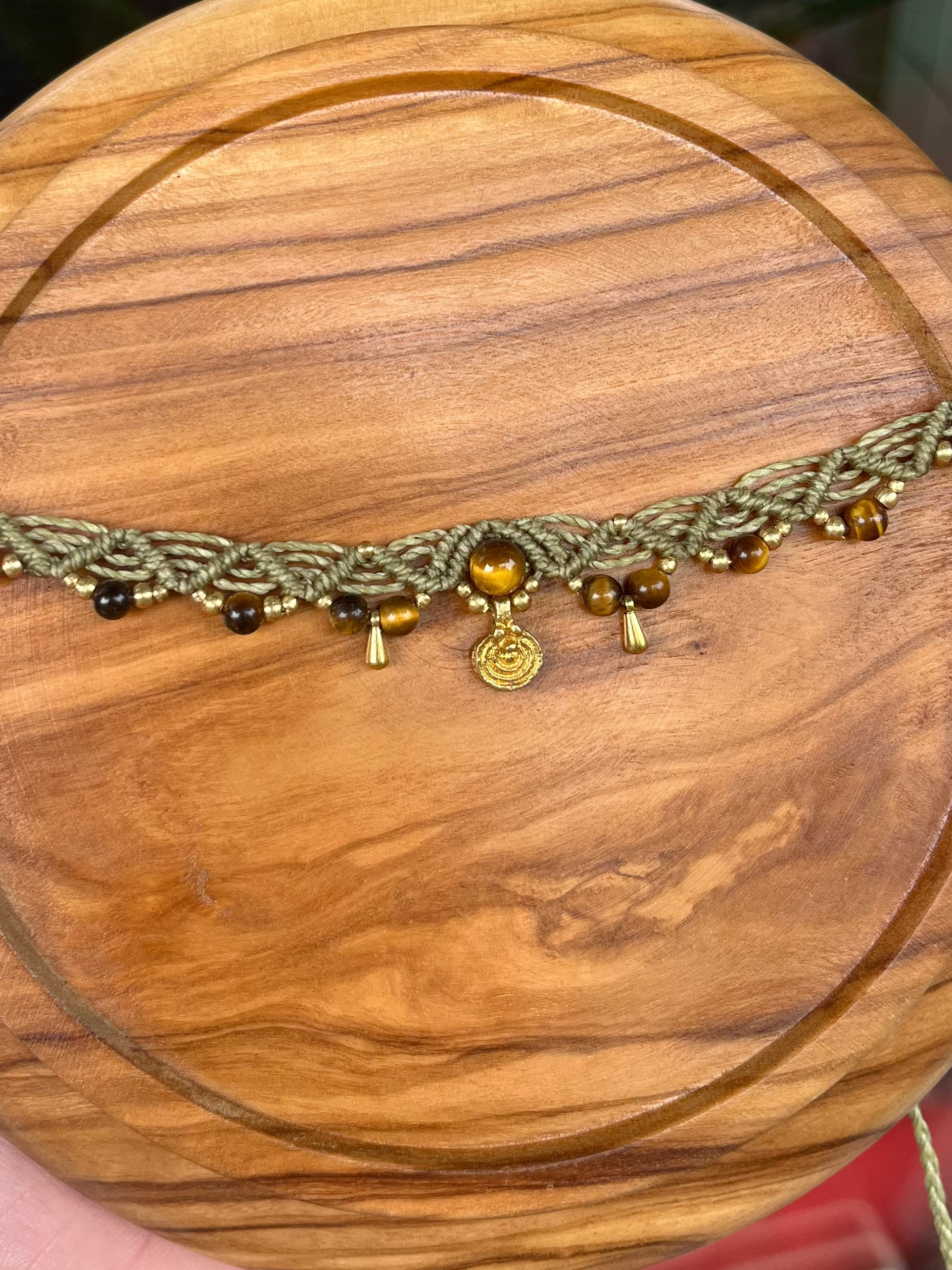 Tiger eye choker