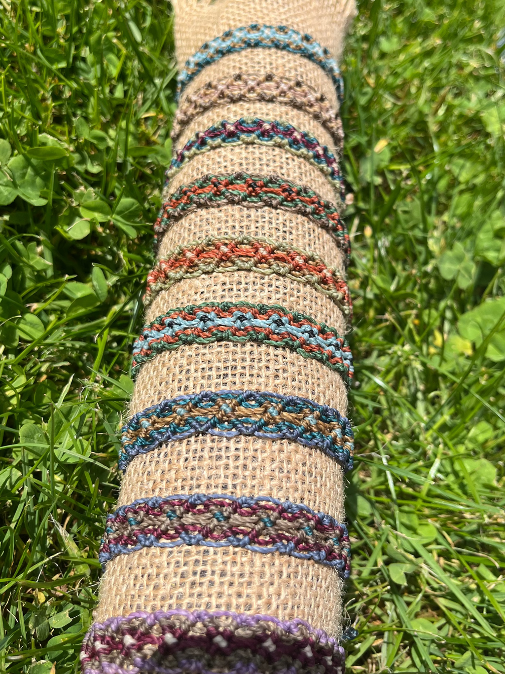 handmade colorful bracelets 🌿🤍