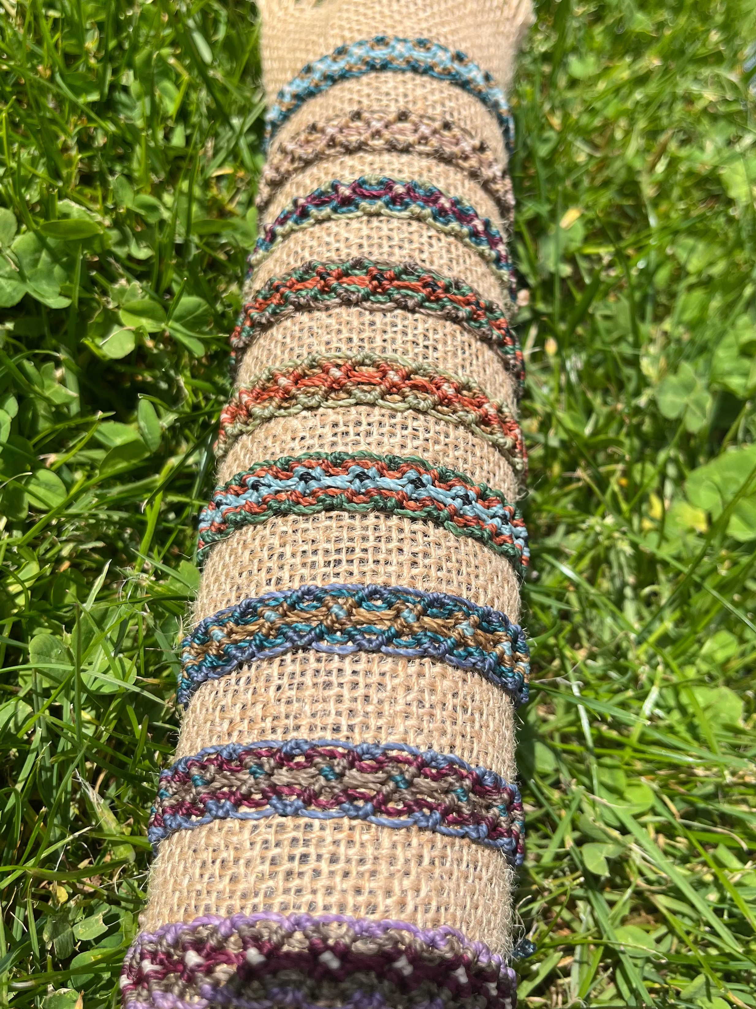 handmade colorful bracelets 🌿🤍