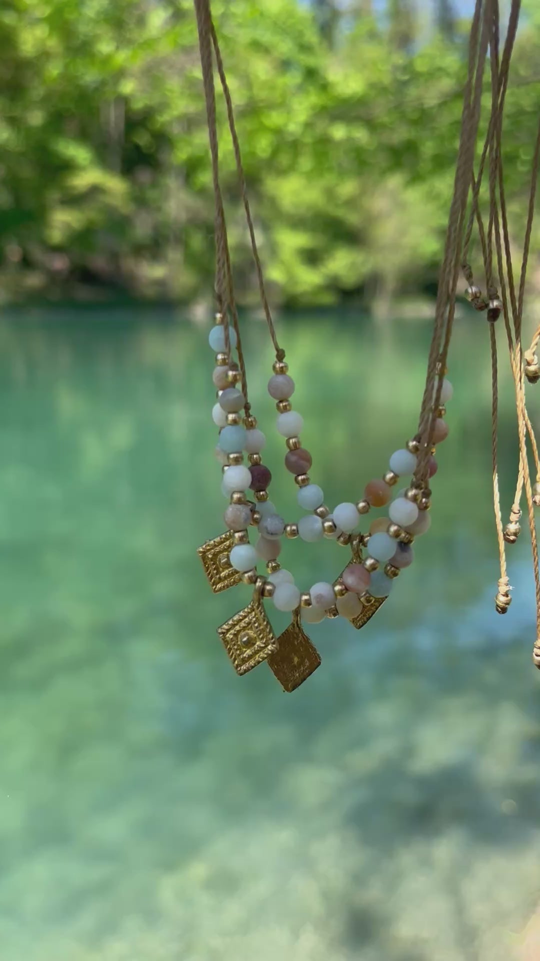Amazonite Beaded Necklace