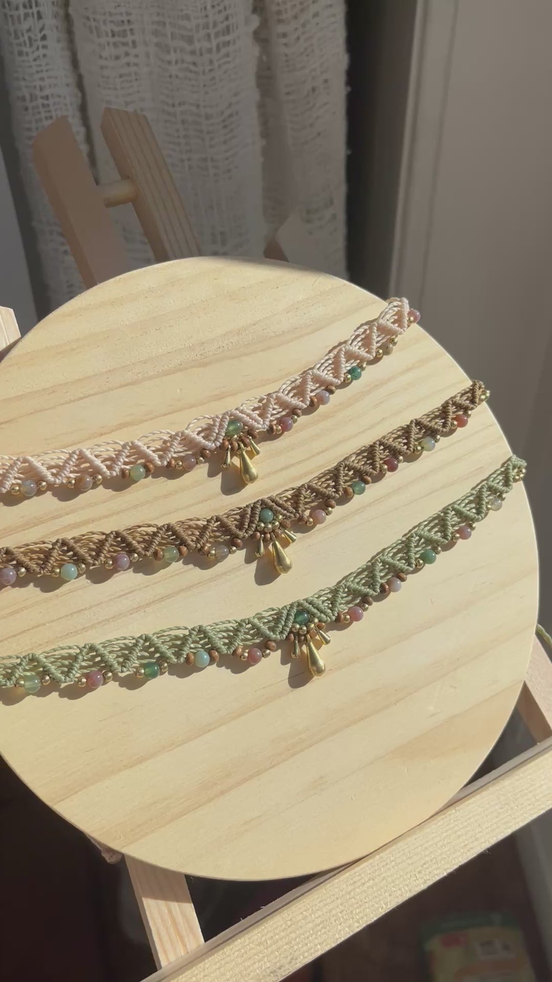 Indian agate choker