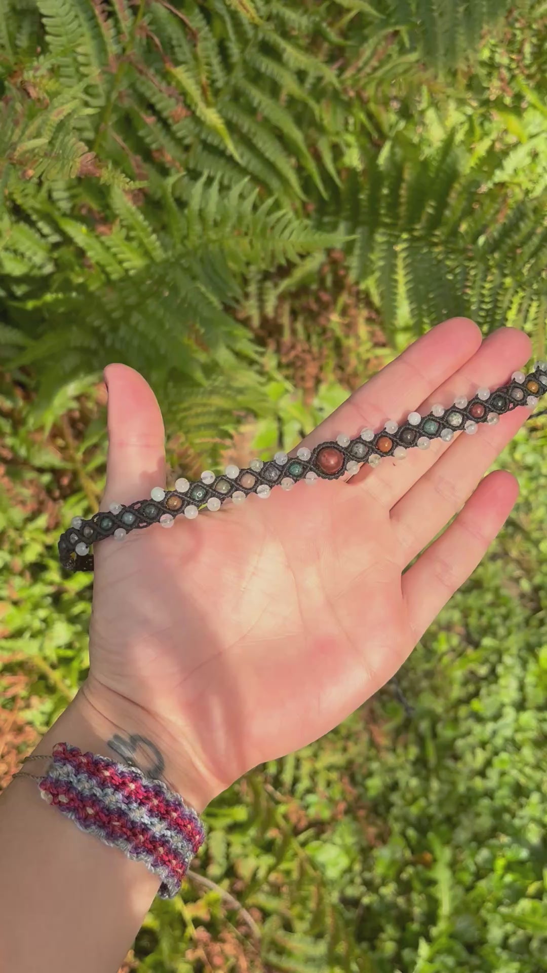 Steinenmix choker Halskette