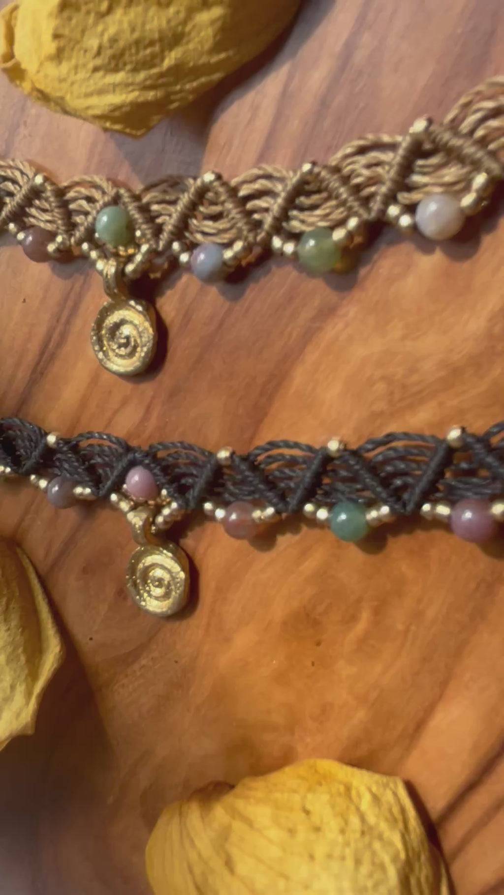 Boho choker necklace
