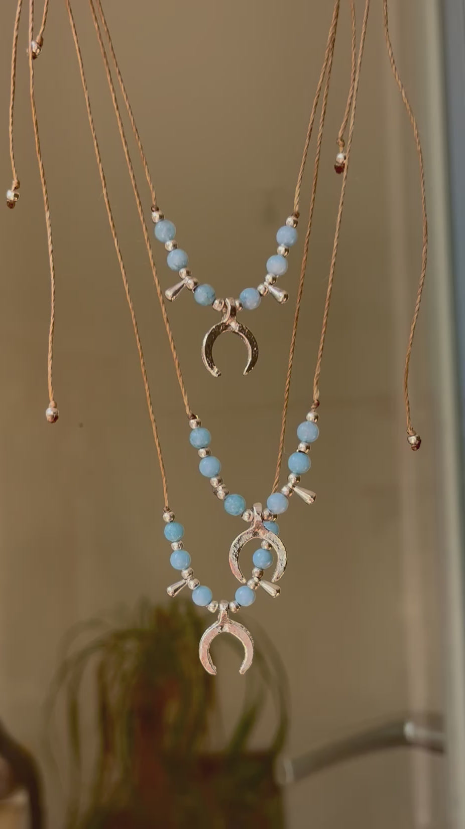 Moon necklace Silver
