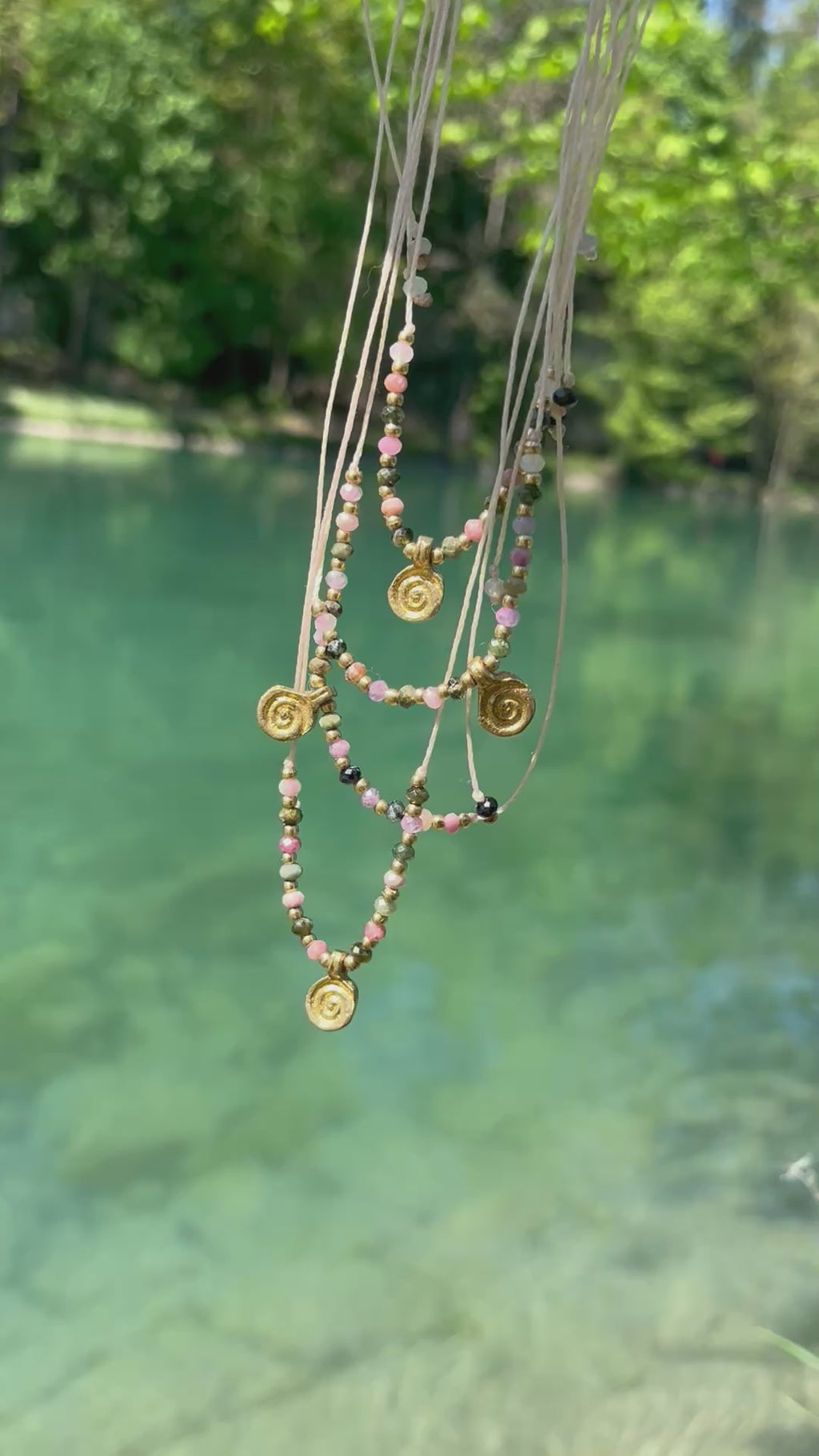 Tourmaline Beaded Necklace